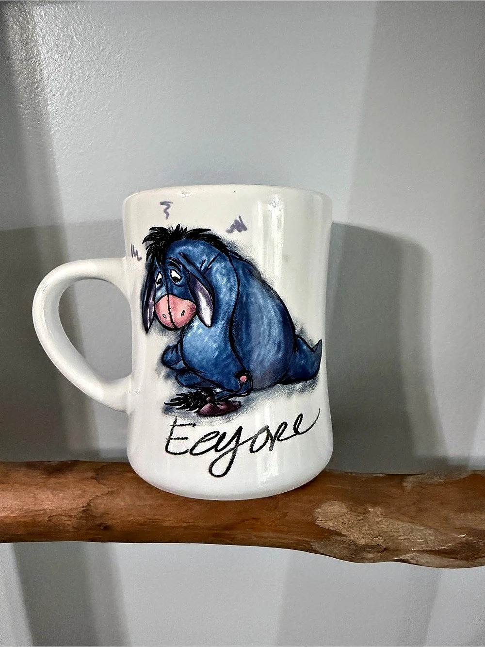 Disney Eeyore Mug White Blue